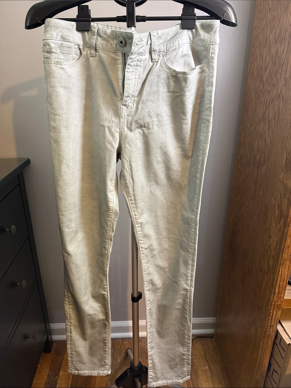 Yummie by Heather Thomson Skinny Jeans Size 34 Limestone Stretch Cotton Pant